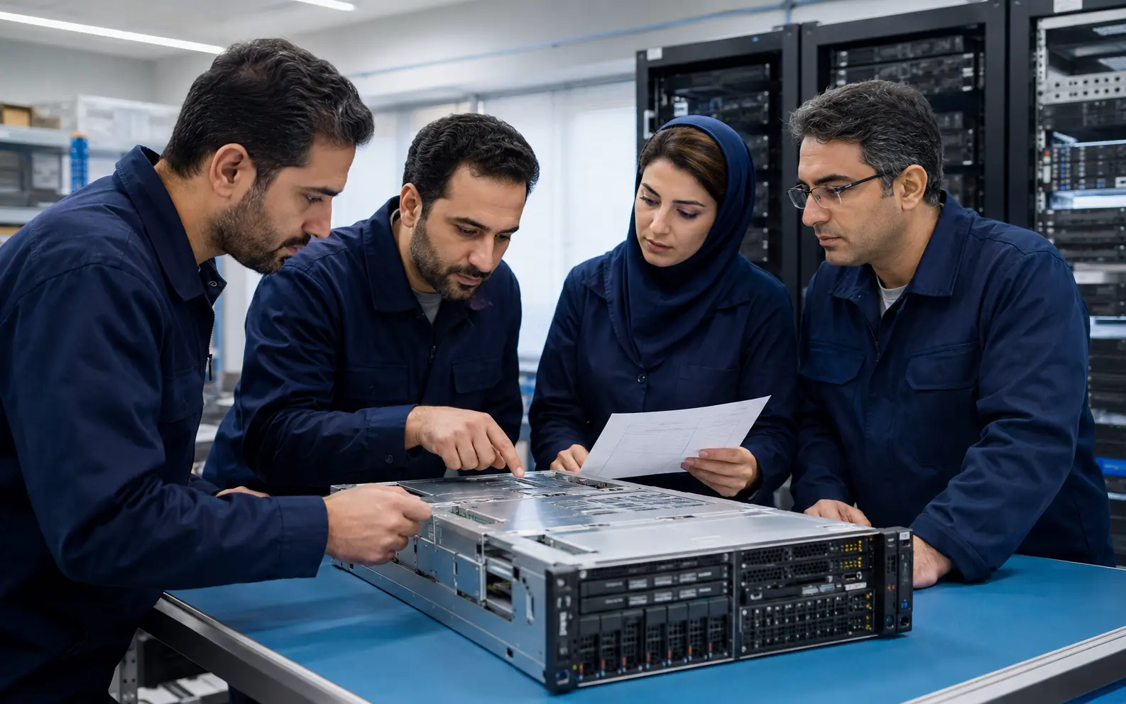 Technical team — Configuration review and test planning